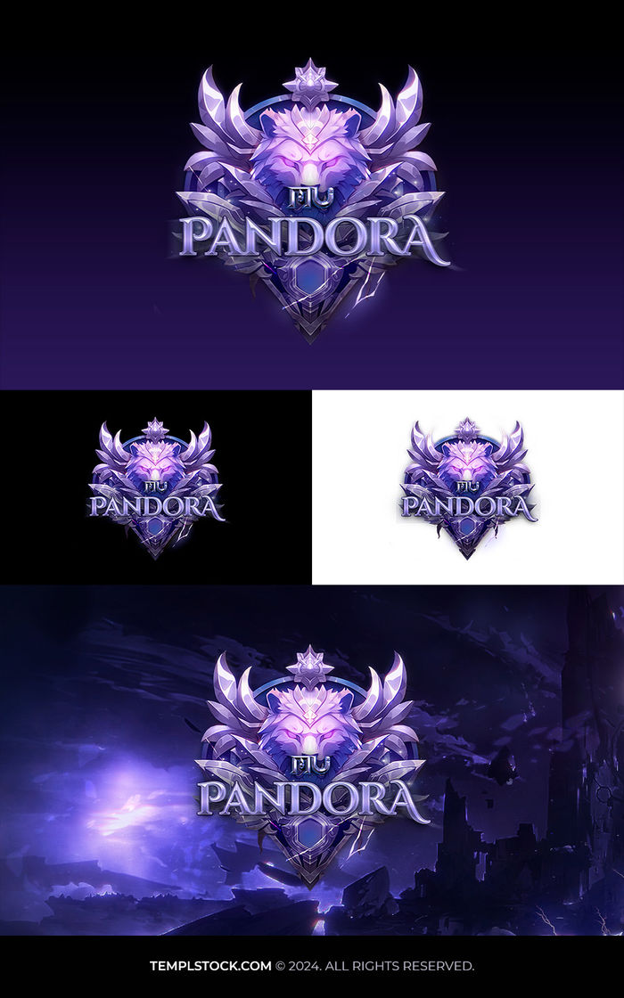 Pandora Game Editable Logo