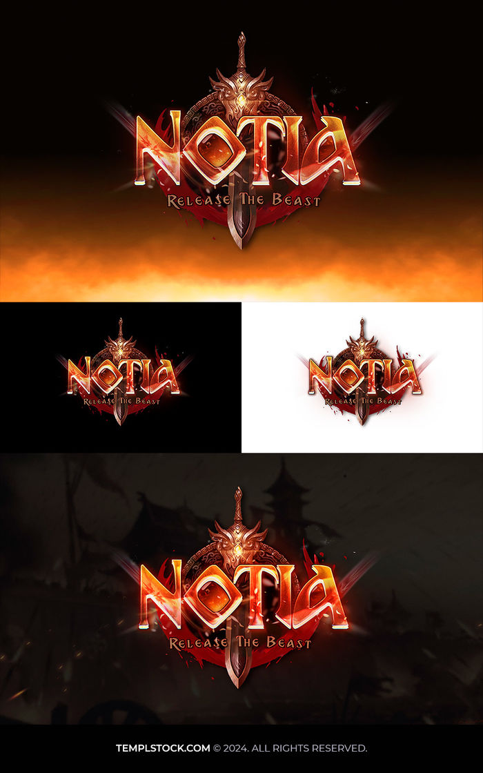 Notia Edytowalne Logo Gry