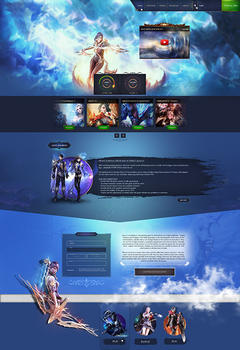 Aion Sky Game Website Template