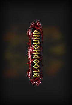 Bloodhound Editable PSD Game Logotype