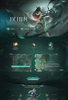 Ixion Metin2 Game Website Template