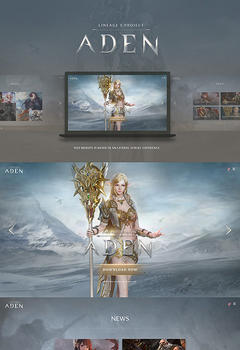 Lineage 2 Aden Game Website Template