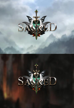 Sacred Game Editable PSD Logo